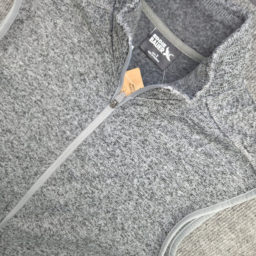 Eddie Bauer Radiator Vest 3.0 Mens Small Gray Fleece Technical Gorpcore Outdoor